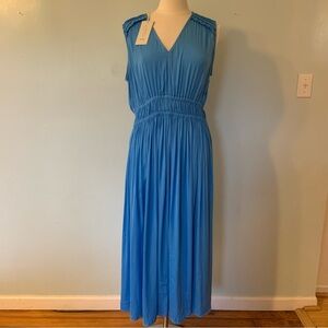 Joie Sleeveless V-Neck Maxi Dress in Bright Blue